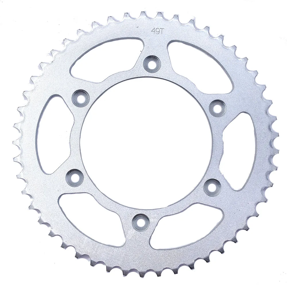 520 Chains 43T/45T/47T/49T Motorcycle Chain Sprockets Rear Back Sprocket For ATV Quad Pit Dirt Bike Motorcycle Motor Moped