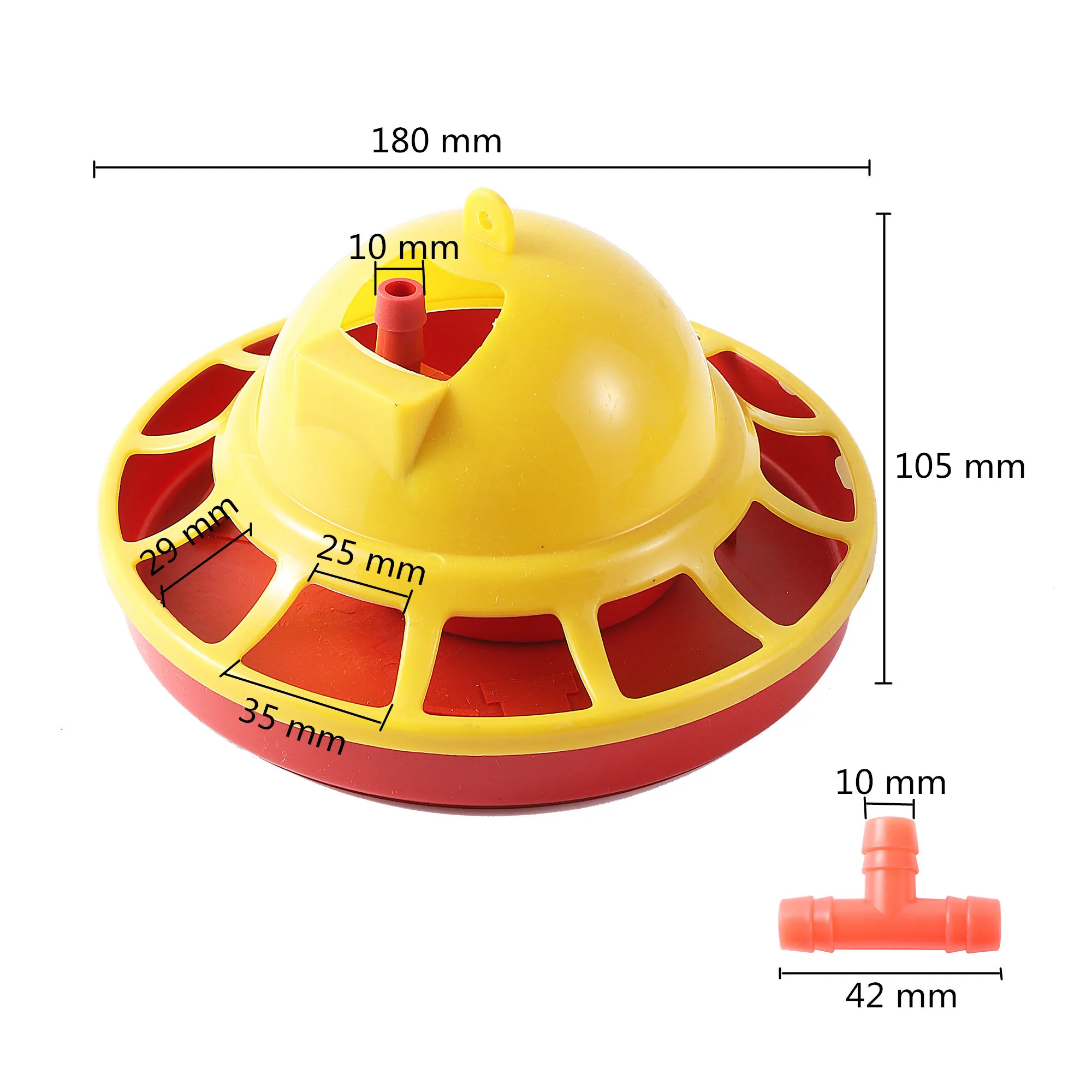 Automatic Chick Waterer Waterer Fountain Chick Brooder Drinkers Set Poultry Feeder Cup Poultry Farming Feeding Watering Supply