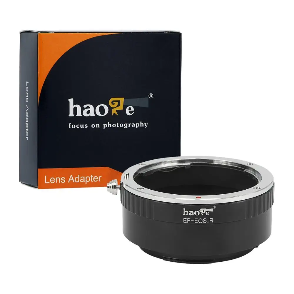 

Haoge Manual Lens Mount Adapter for Canon EOS EF EFS EF-S Lens to Canon RF Mount Camera Such as Canon EOS R