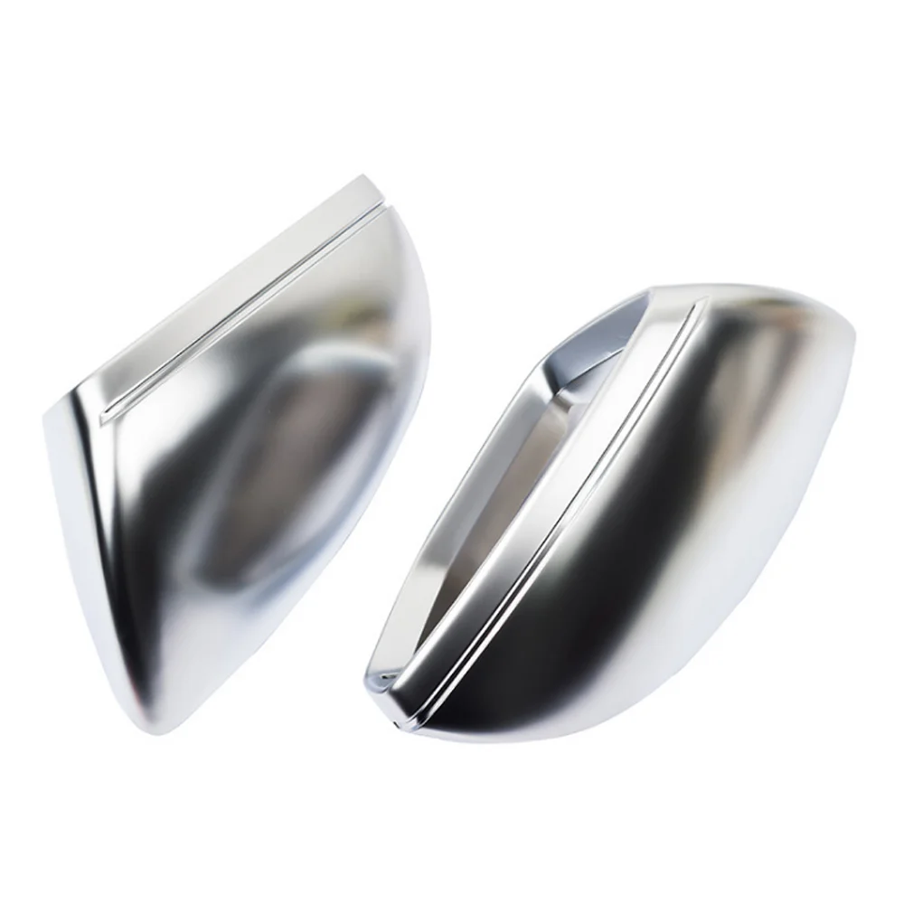 LHD Rearview Mirror Cover Caps For Audi New A6 C8 A7 A8 D5 2018 2019 Matte Silver Auto Side Mirror Cover Replacement