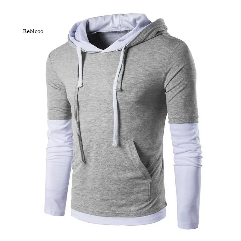 

Hoodies Men Male Hip Hop Long Sleeve Casual Solid Color Hooded Sweatshirt Mens Hoodie Tracksuit Sportswear