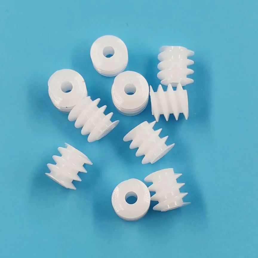 6x62A Motor Worm Gear Plastic Gear Toy Remote Control Car Accessory W62A 10pcs/lot