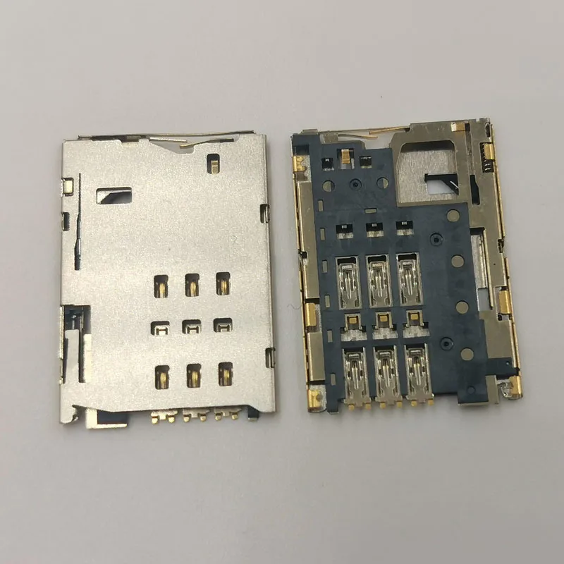 1Pcs Sim Card Reader Slot Tray Holder Connector Socket For Lenovo LePad A3300 A3300T A7-30 A7-30TC Tab 2 Tab2 A7-30HC Plug