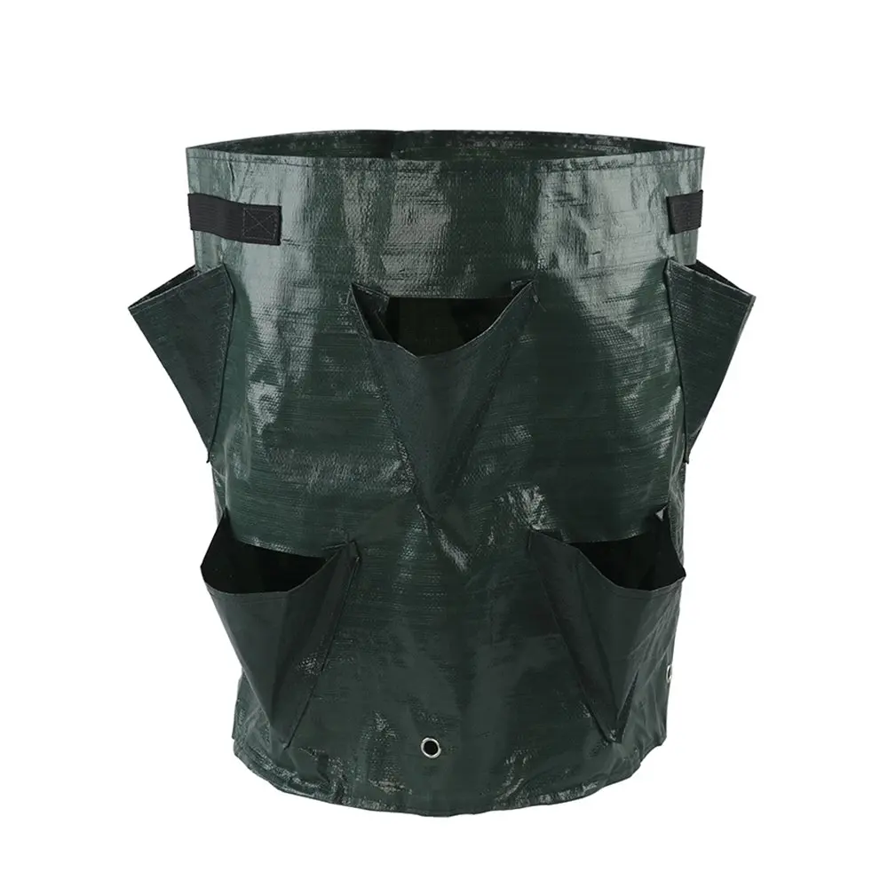 Strawberry Tomato Planting Growing Bag 5/7/10 Gallons Multi-mouth Container Bags Grow Planter Pouch Root Bonsai Plant Pot D30
