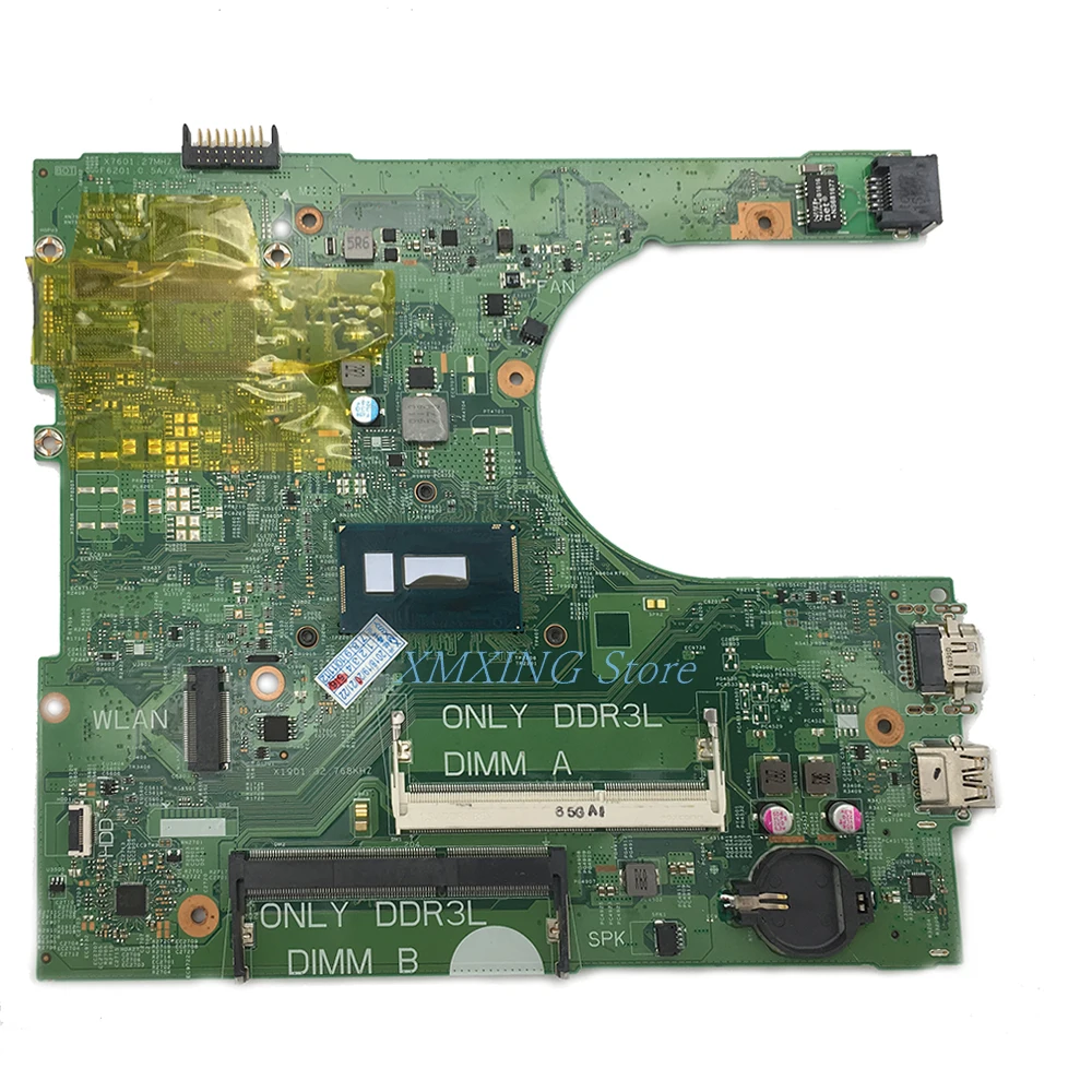 

FULCOL For DELL INSPIRON SR245 3458 3558 Laptop Motherboard I3-5015U DDR3L CN-0MNGP8 0MNGP8 MNGP8 14216-1 Tested 100% work