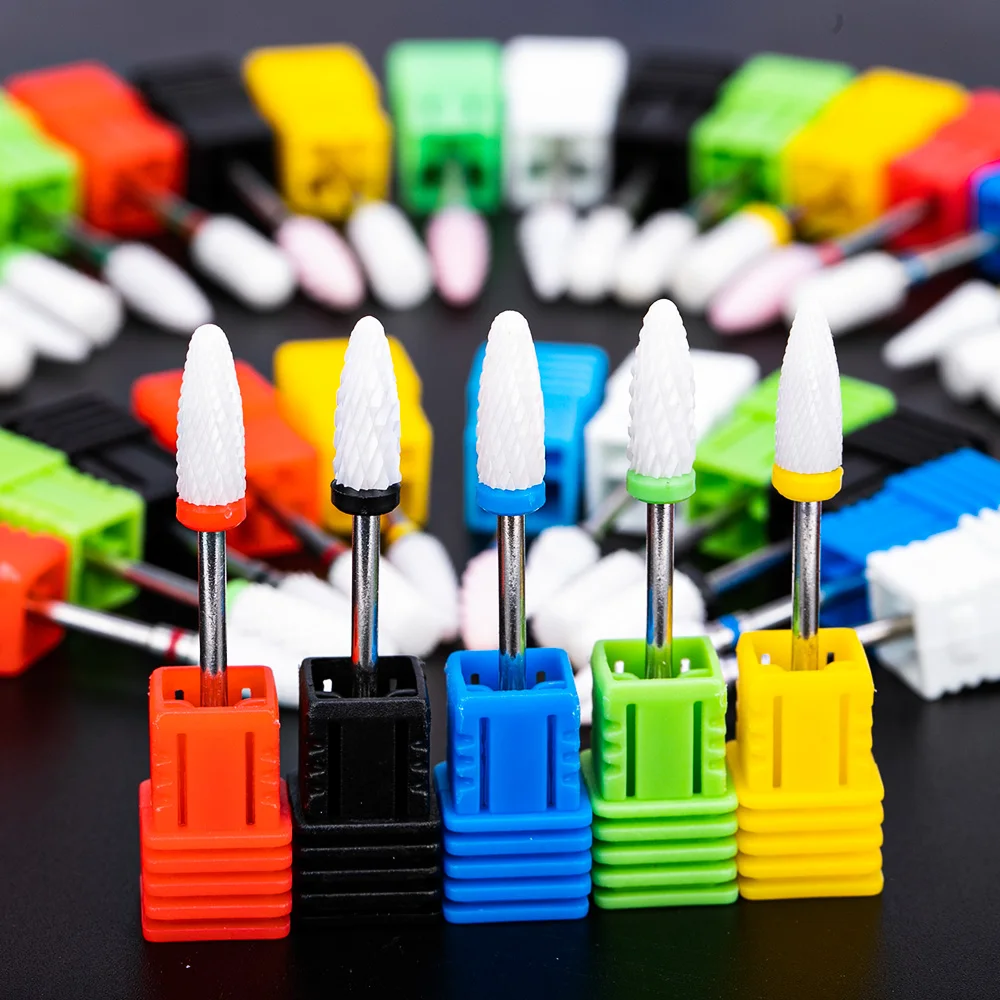 السيراميك مسمار مثقاب الخشب الكهربائية مانيكير التدريبات لآلة قاطعة المطحنة مسمار لدغ باديكير اكسسوارات أدوات