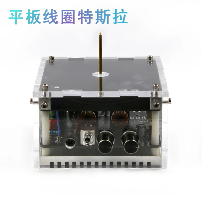 Bobine di Tesla piatte musica bobina di Tesla attrezzatura di scarica ad alta tensione esperimento giocattolo fulmine artificiale