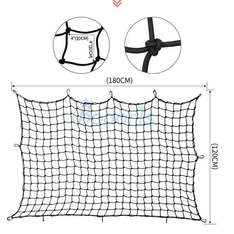 لفورد F150 F650 أطلس العشاء واجب الحارس البيك اب سيارة جذع الحقيبة أشتات تخزين شبكات غطاء البضائع منظم السيارات اكسسوارات
