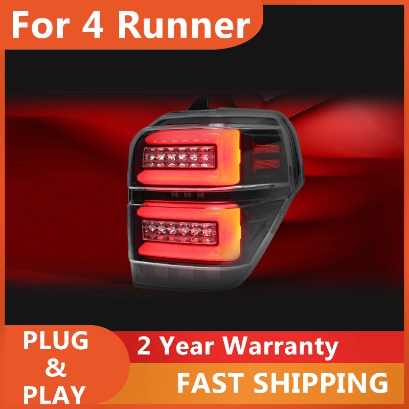 

Car Accessories for Tail Light Toyota 4 Runner 2010-2020 Taillights Rear DRL Fog Brake Turn Signal Reversing