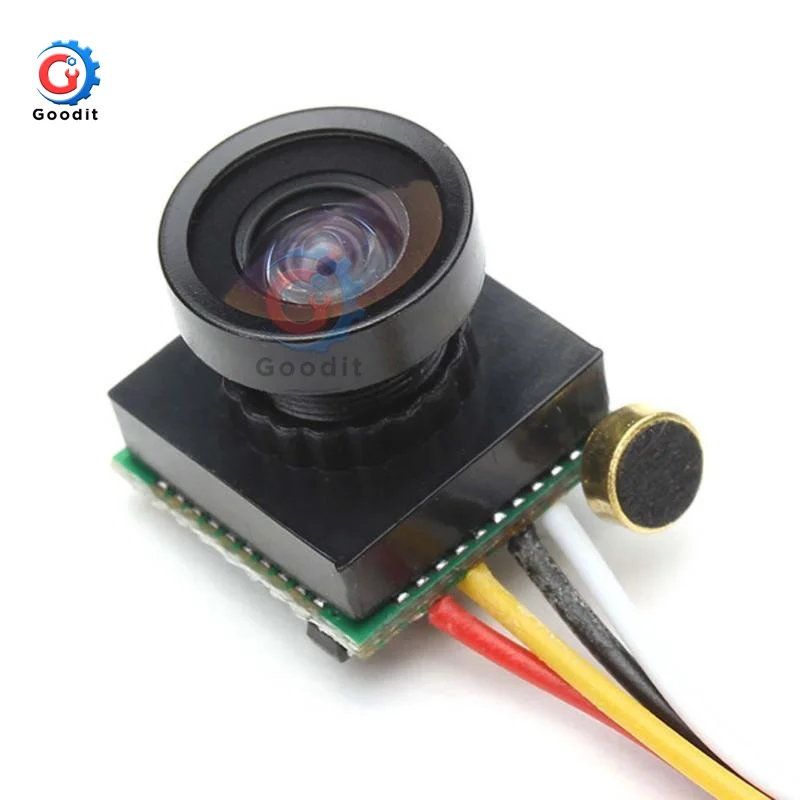 600TVL 1/4 1.8mm CMOS 170 Degree Wide Angle Lens FPV Micro Camera 3.7-5V for RC Racing Freestyle Drones Airplane Sensor Camera