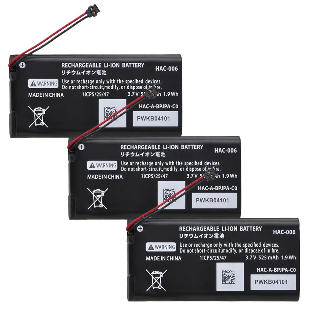 HAC-006 배터리 HAC006 Bateria HAC-BPJPA-C0 HAC-015/016 닌텐도 스위치 Ns 조이 콘 컨트롤러에 대한 HAC-A-JCR-C0 HAC-A-JCL-C0