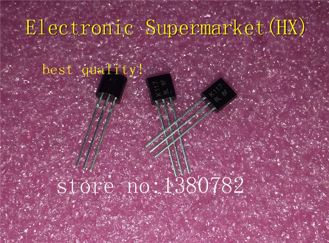 

Free Shipping 100pcs/lots 2SK117 K117 2SK117BL TO-92 New IC In stock!