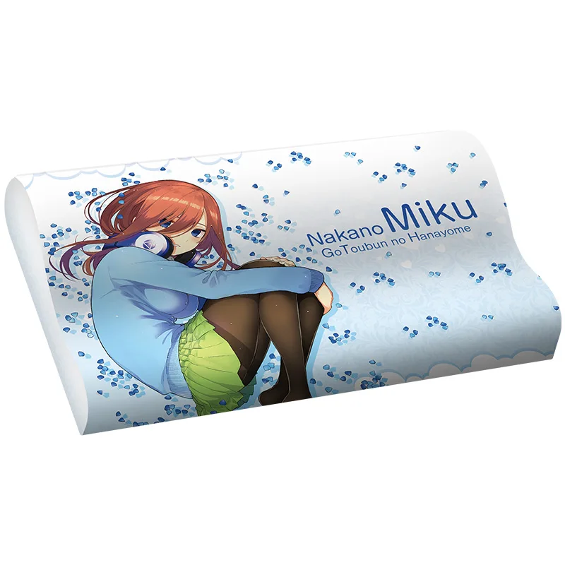 MGF The Quintessential Quintuplets Anime Memory Foam Pillow Nakano Ichika Nino Miku Yotsuba Itsuki Sort Sleeping Pillow