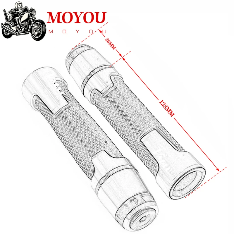 For Yamaha V-MAX V Max Vmax 1200 1700 1985-2016 2010 2011 2012 2013 2014 2015 Motorcycle CNC handle grips Motorbike handlebar