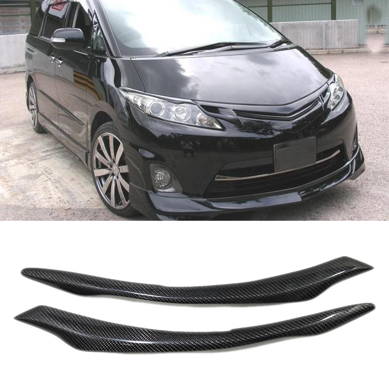 

For Previa PREVIA/ESTIMA ACR50 middle and late carbon fiber headlights Eyebrows