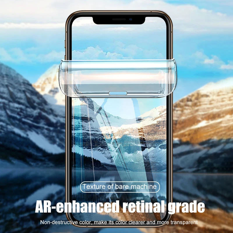 Protective Hydrogel Film for iPhone 11 Pro XS Max X XR Screen Protector for iPhone 8 7 6 6s Plus (Not Glass)Film Protection Foil