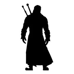 32083# Die-Cut Vinyl Decal WITCHER Car Sticker Waterproof Auto Decors on Bumper Rear Window