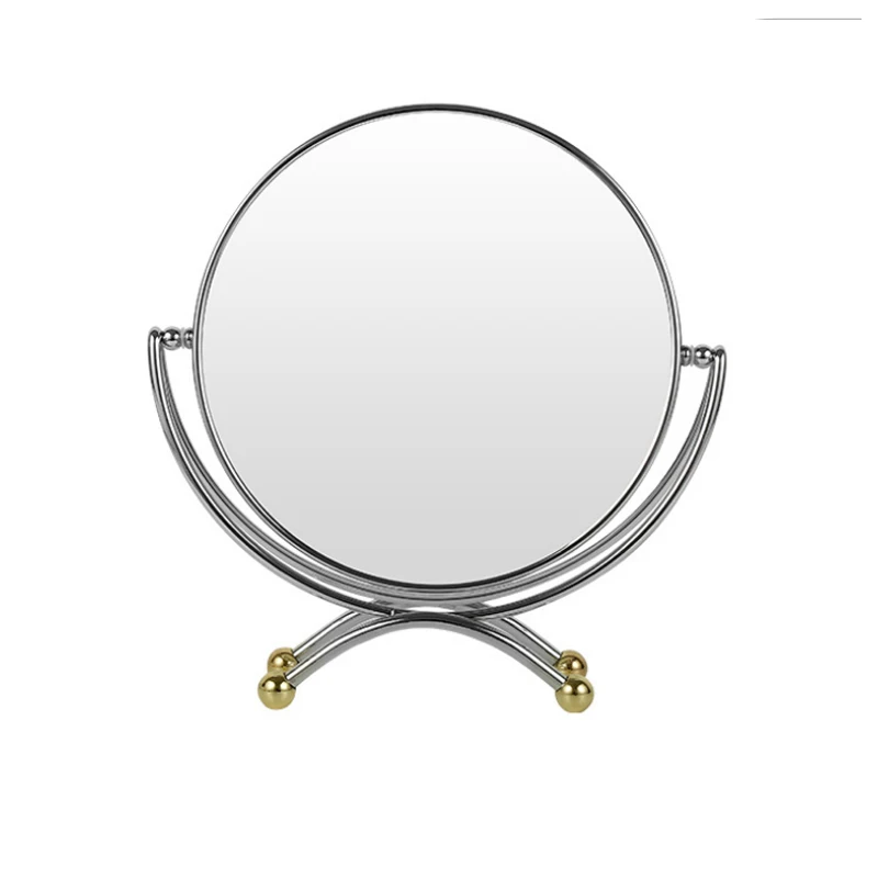 Vanity Mirrors 360 Degree Free Rotation Table Countertop for Grils Women Men Cosmetic Shaving Mirrors Makeup Mirr, Bathroom Mirr