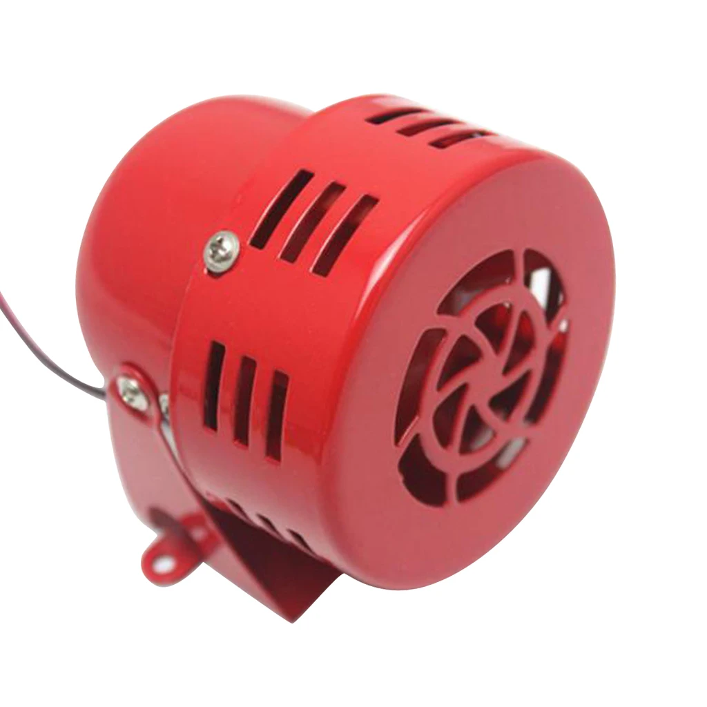 Power 12V Car Truck Motor Driven Air Raid Siren Horn Police Fire Alarm Loud