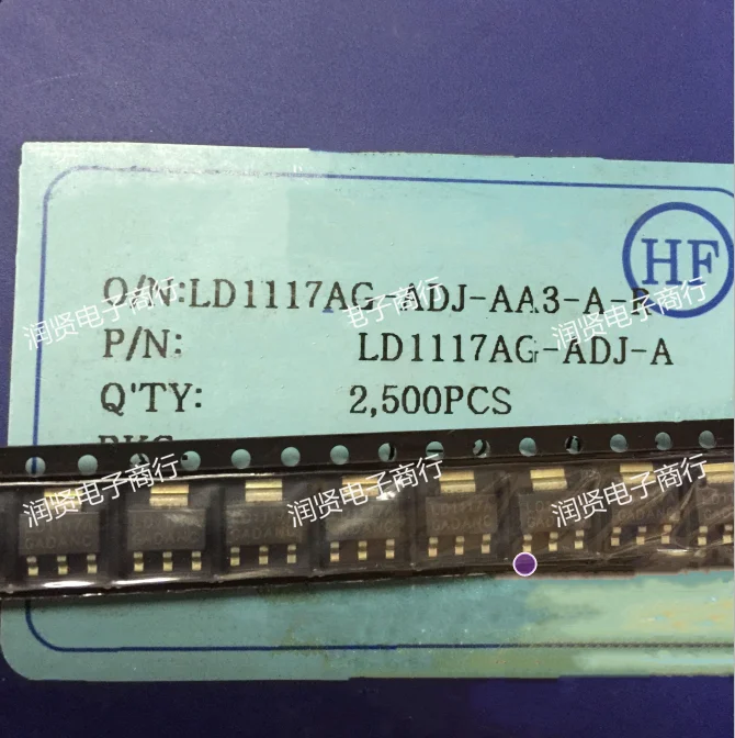 10pcs LD1117AG-ADJ-A LD1117AG-1.2V LD1117AG-3.3V LD1117AG-5.0V SOT223 Brand new original