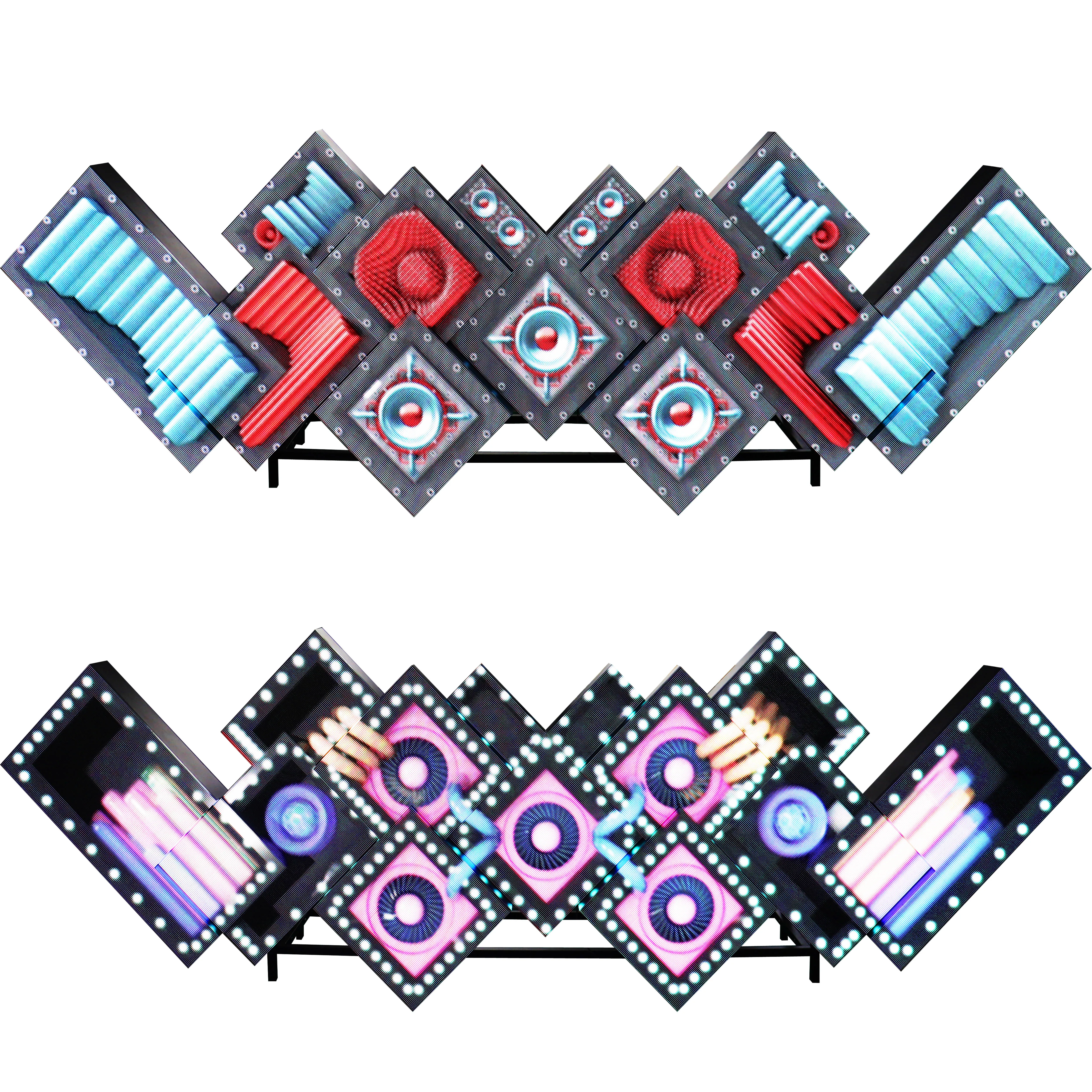 Schmetterling LED DJ booth DJ Led-anzeige