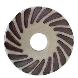 13 Inch 330MM Concrete Spiral Diamond Sponge Polishing Pad Diamond Fiber Polishing Pad For Floor Renewing