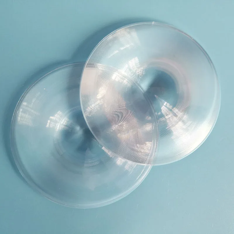 Lente de Fresnel LED de 40mm de diámetro para proyector Diy, lente de Fresnel Pmma de plástico para proyector DIY FL 27,5/35/40/43/45/50/55/60/70/80mm