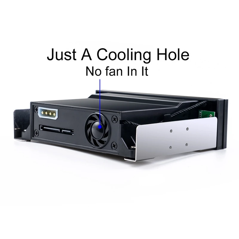 Universal Hot Swap Mobile Rack for 2.5 Inch or 3.5 Inch SSD/HDD, Internal Tray-Less Hard Drive Backplane Enclosure