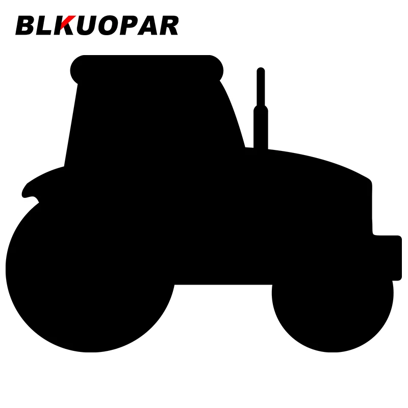 BLKUOPAR for Tractor Silhouette Decals RV Surfboard Vinyl Material Car Stickers Waterproof Suitcase Sunscreen Funny Decoration