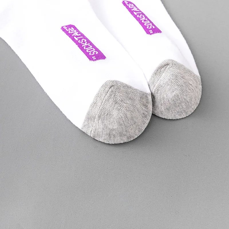 3 Paare/schachtel Mode Socken Brief Stil Männlich Flut Straße Europa Hip Hop Skateboard Sport Spiel Gezeiten Jugend Socken Persönlichkeit – Detail 10