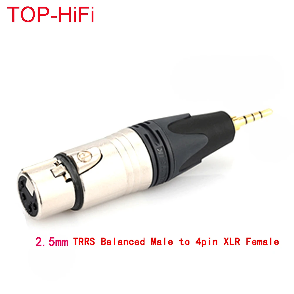 

TOP-HiFi High Quality NEUTRIK 4 Pin XLR to 4.4mm 3.5mm 2.5mm Pentaconn Adapter Male to Female