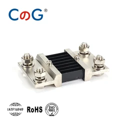 750A 800A 1000A 1200A 1250A 1500A 75mV CG FL-2 Manganin Copper DC Shunt 0.5 Class Measuring Shunt Resistor for Analog Ammeter