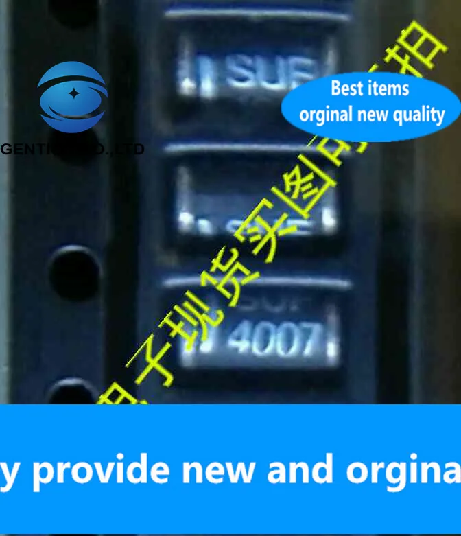 

30PCS 100% New original SUF4007 glass passivation 1000V fast recovery silk screen SUF4007