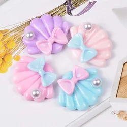 10pc/lot Kawaii  Bow Shell Flatback Resin Cabochon Scrapbooking Crafts Decoration Embellishment DIY Accessories