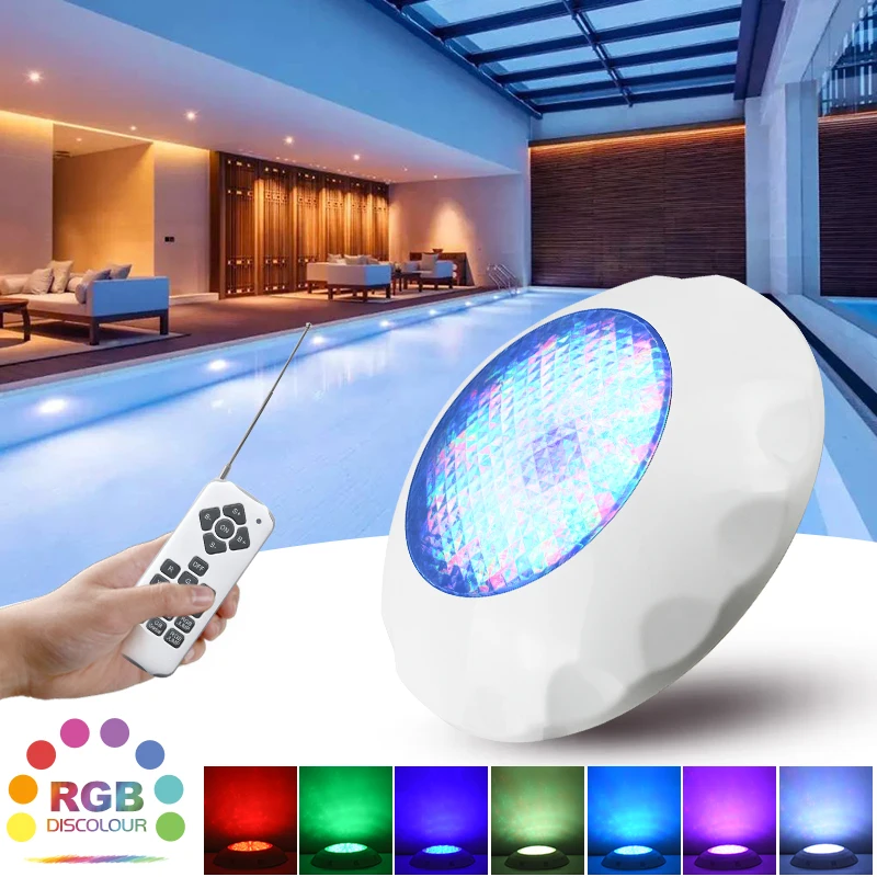 5pcs/lot Fashion Pool Light Underwater Lamp IP68 AC12V Swimming Pool Lamps Color Changing Wall mounted LED RGB Lights