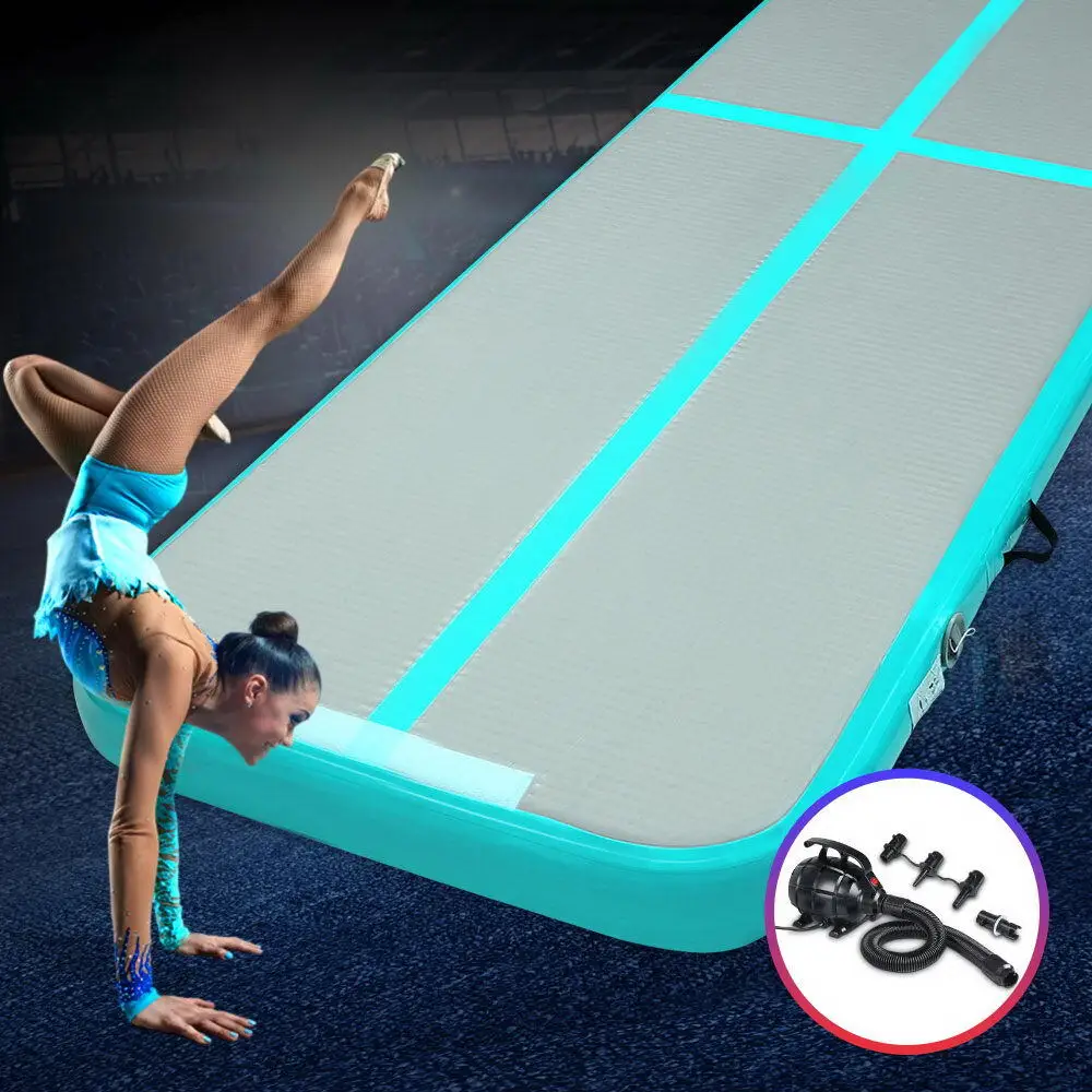 Air Track 3m 4m 5m Airtrack Gymnastics Tumbling Mat Inflatable Tumble Track with Electric Air Pump for Home use