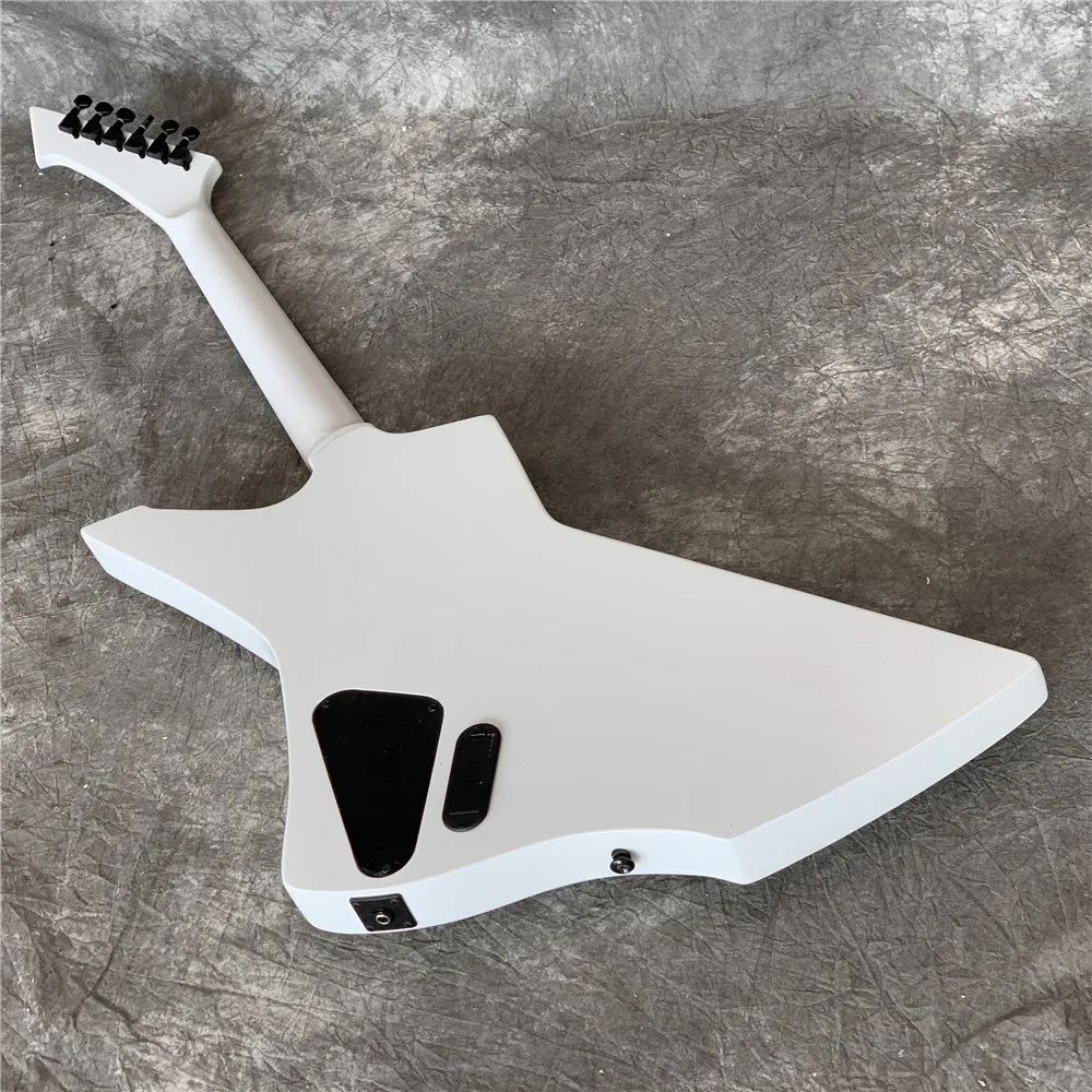 Pickup chiuso per tastiera in palissandro per chitarra elettrica bianca speciale a forma personalizzata di alta qualità. Spedizione gratuita