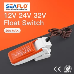 12v 24v 32v Automatic Bilge Pump Float Switch Bilge Switches Flow for boat accessories marine submersible boat water pump SEAFLO