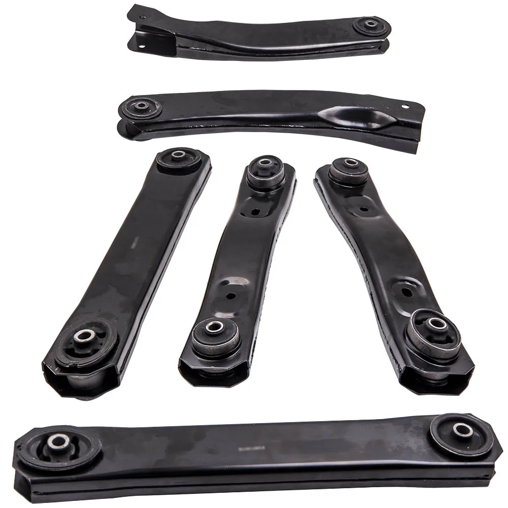 

For Jeep Grand Cherokee New 6pc Rear Front Upper Lower Control Arm Set 1999-2004