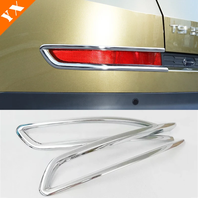 

2017 2018 2019 2020 For Skoda Kodiaq ABS Chrome Car Rear Back Fog Light Lampshade Cover Trim Auto Styling Sticker Accessories