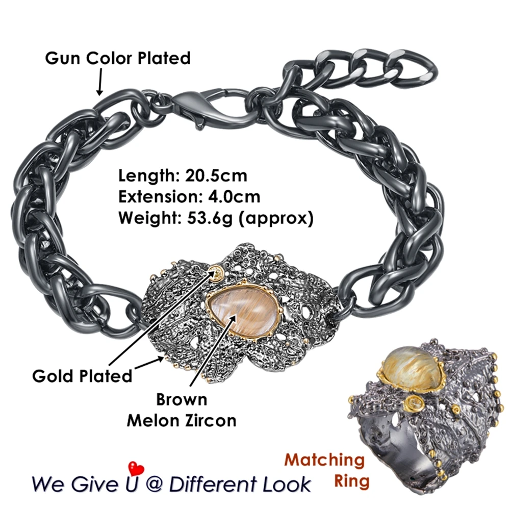 DreamCarnival 1989 Mới Phóng Đại Nữ Vòng Tay Mặt Nhám Đảng Sức Mạnh Nhân Vật Dưa Zircon Vintage WB1240