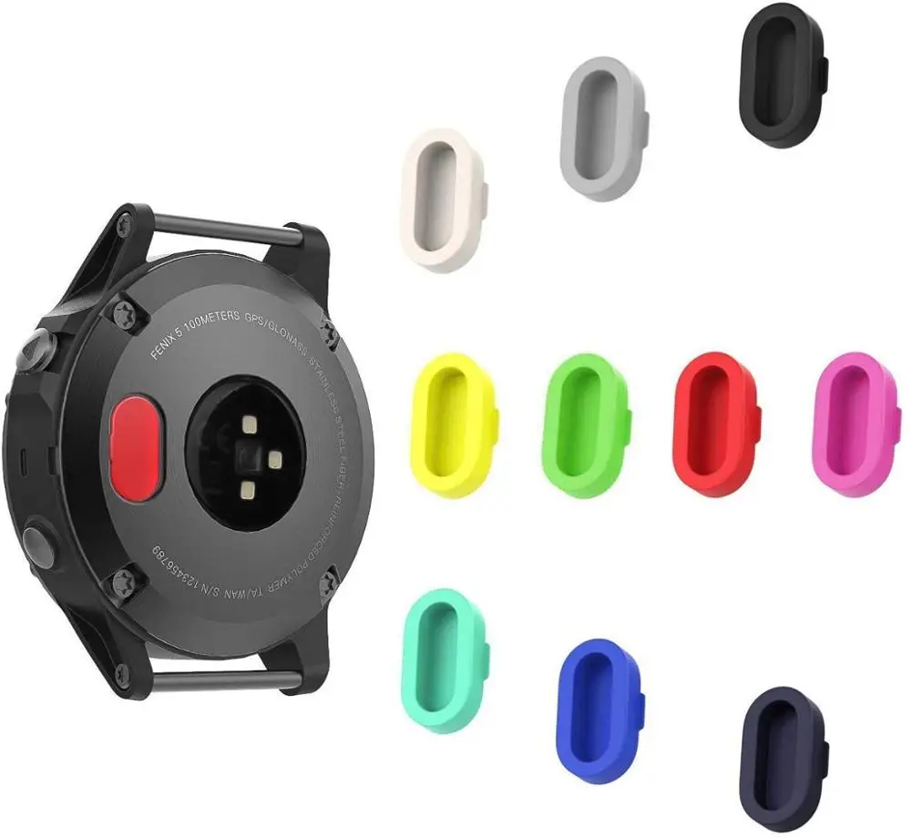 Charging Port Dustproof Plug Cover Protection Cap For Garmin Fenix 5 5S 5X 6 6S 6X 7 7S 7X Venu Vivoactive4 3 Vivomove3 Case