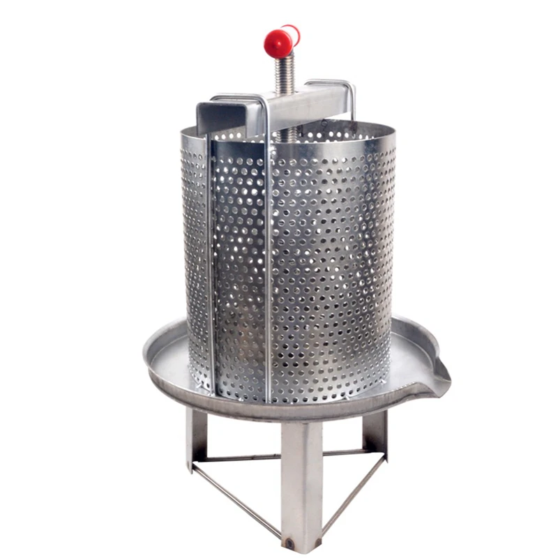 Fruit Press Stainless Steel Honey Press, Beekeeping Honey Press Machine, Solid Honey Presser