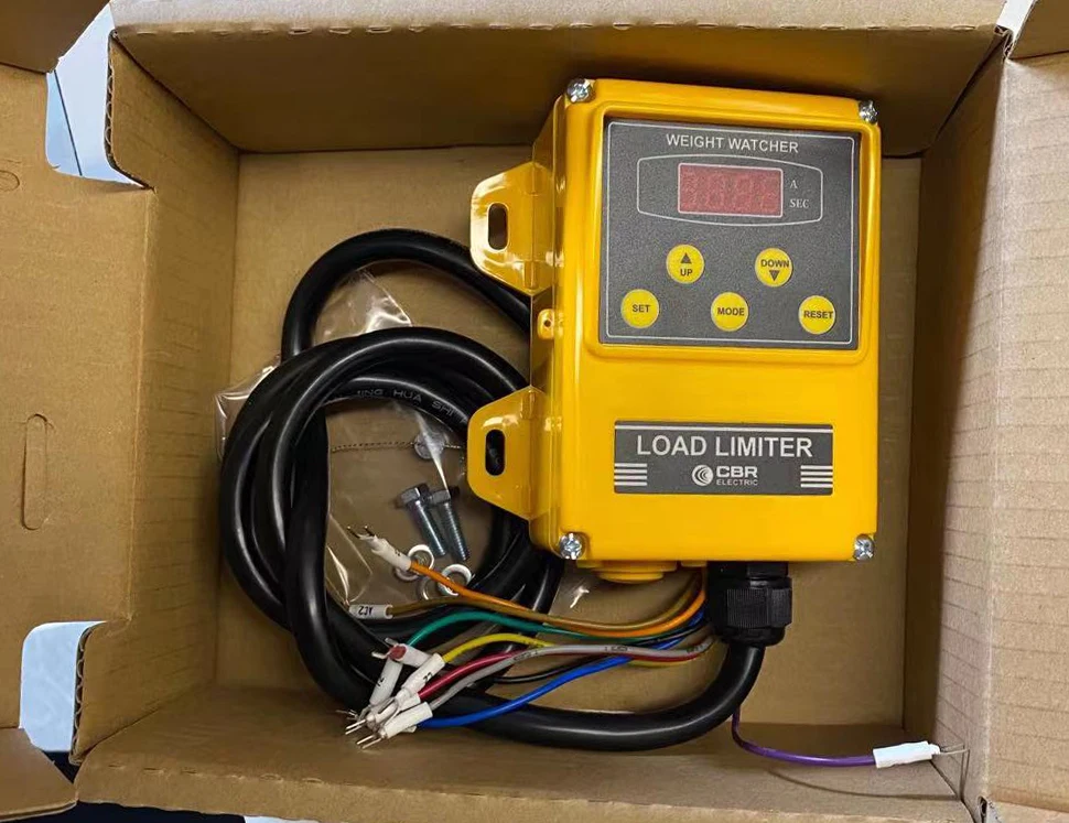 CBR CWL-010  Electronic Digital Current Load Limiter Protector Safeguard Weight Watcher for AC motor hoist and crane