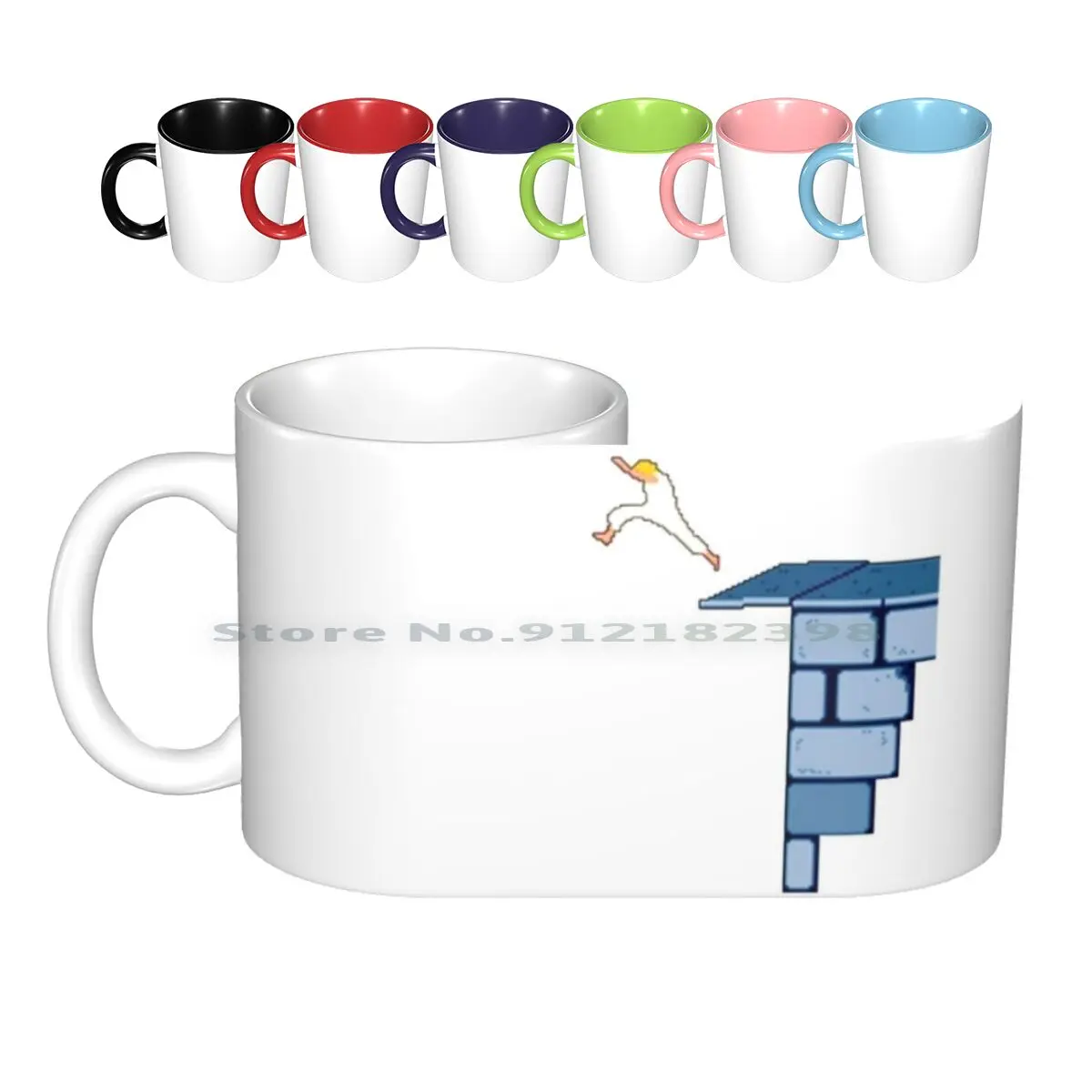 Leap Of Faith - Prince Of Persia Ceramic Mugs Coffee Cups Milk Tea Mug Prince Of Persia Dos Pc Nerd Creative Trending Vintage