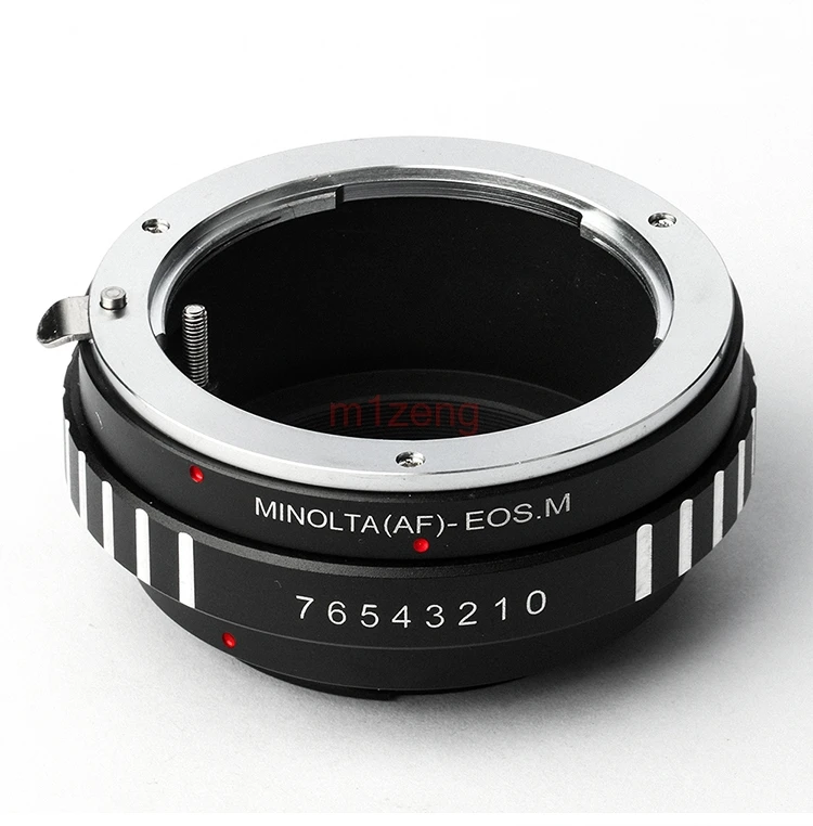 

Адаптер для объектива sony MINOLTA(AF) на беззеркальную камеру canon AF-EOSM eosm/m1/m2/m3/m5/m6/m10/m50/m100