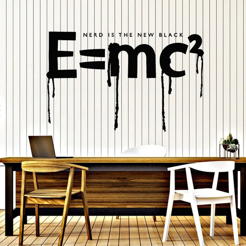 Wall Decal School Physics Science Quantum Mechanics Classroom Interior Decor Door Window Vinyl Stickers Lettering Mural Art Q873