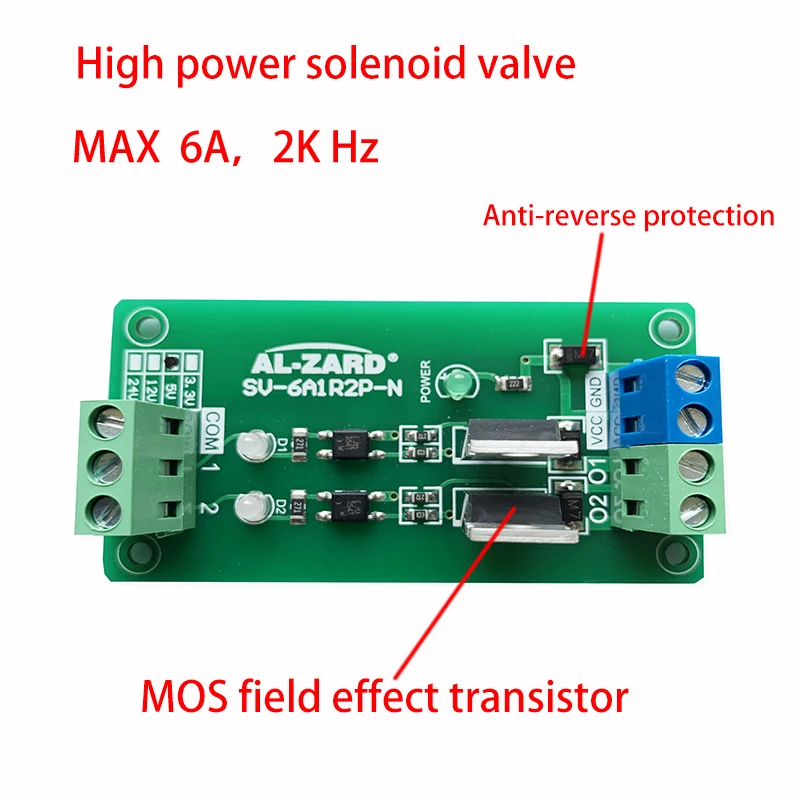 1~8 Channel electromagnetic valve Optocoupler Isolation Module Relay Driver Board for PLC Control NPN Output 3.3V 5V 12V 24V