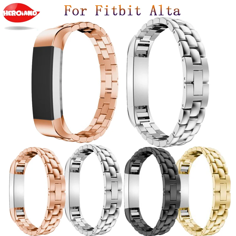 คลาสสิกสำหรับFitbit Altaสายรัดข้อมือสเตนเลสสกรูสำหรับFitbit Altaสายรัดข้อมือเปลี่ยนอุปกรณ์เสริม