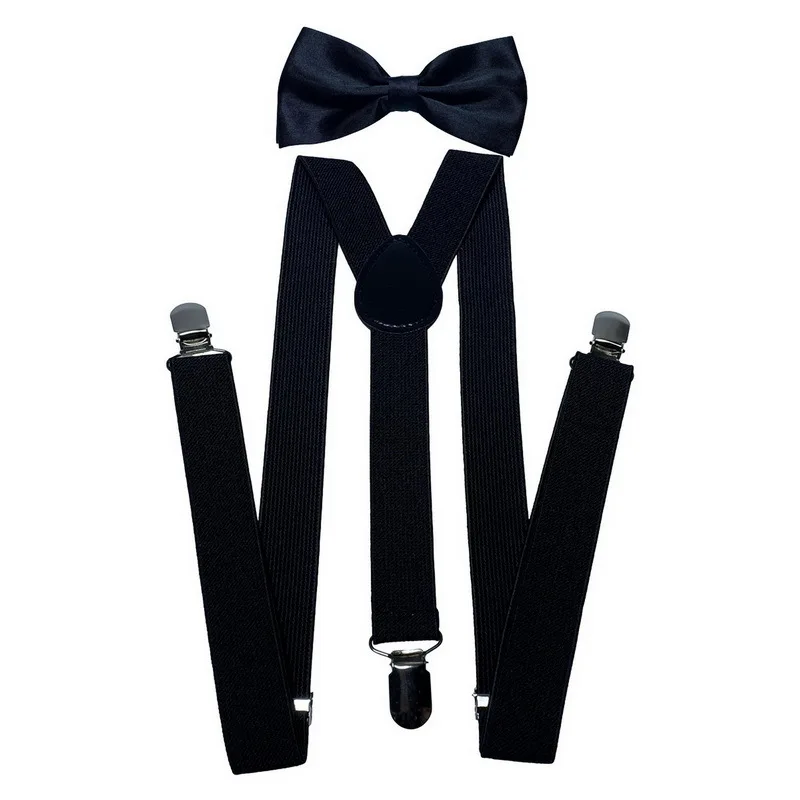 Men Women Sequin Suspenders Elastic Y Back Style  Metal Clips Bow Tie Pant  Tuxedo Braces Jazz Hats  Cosplay  Halloween Costume